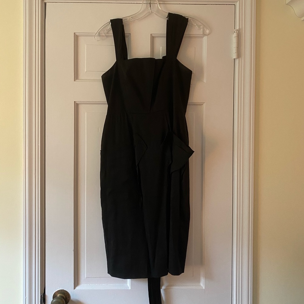 Elie Tahari - Black Linen Dress